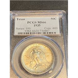 1935 Texas MS 66 PCGS Half Dollar