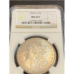 1898 o MS 65+ NGC Morgan Silver dollar