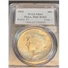 Image 1 : 1921 Hi-Relief Peace Silver Dollar MS 63 PCGS