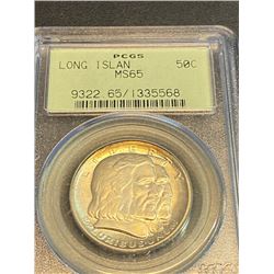 1936 Long Island MS 65 PCGS Half Dollar