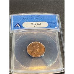 1971 DDO MS 63 D-1 Lincoln Cent