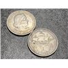 Image 1 : (2) 1893 Columbian Exposition Half Dollars