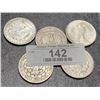 Image 3 : Lot of 5 Morgan and Peace Silver Dollars