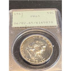 1961 PRF 65 PCGS OGR Franklin Half Dollar