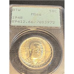 1946 Booker T. MS 66 OGR PCGS Half Dollar