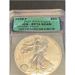 2006 p REV Proof 70 ICG - US Silver Eagle