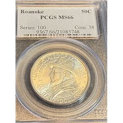 1937 Roanoke MS 66 PCGS Half Dollar