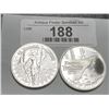Image 2 : (2) 1 oz Private Mint Silver Rounds