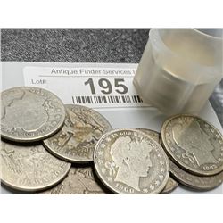 20 pcs. Barber Half Dollars Mixed Dates