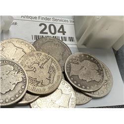 20 pcs. Barber Half Dollars - Mixed