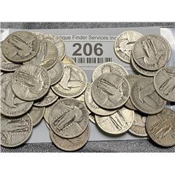 40 pcs. Standing Liberty Quarters - Nice Lot
