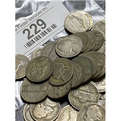 200 pcs. WWII Jefferson Nickels