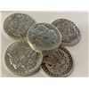 Image 1 : (5) 1 oz. Morgan Design Silver Rounds