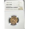 Image 1 : 1931 S MS 63 RB NGC Lincoln Wheat Cent