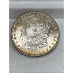 1898 O Better Date Crisp BU Toned Rim Morgan