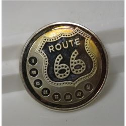 Route 66 1 oz Silver Round