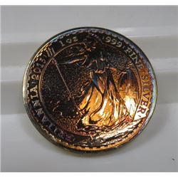 2015 Britianna 1 oz. Bullion Rainbow Toning