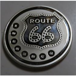 Route 66 1 oz. Silver Round