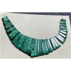 206.5 tcw. Natural Graduated Malachite Parcel