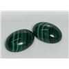 Image 1 : 28 ct. Malachite Matched Cabachons