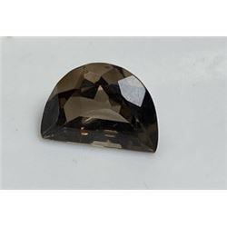 4 ct. Natural Fancy Cut Smokey Topaz