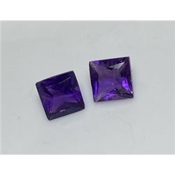 2 tcw. Natural Amethyst Matched Gem Lot