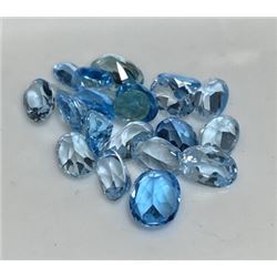 10 tcw. Gem Quality Blue Topaz Parcel