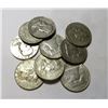 Image 1 : 10 pcs Franklin Half dollars 90% Silver