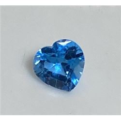 1 ct. Gem Quality Heart Shaped Blue Topaz