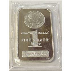 1 oz. Morgan Design Silver Bar