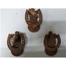 3 pcs Horse Door Knockers