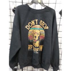 NEW  XL SWEAT SHIRT NOVELTY PRINT