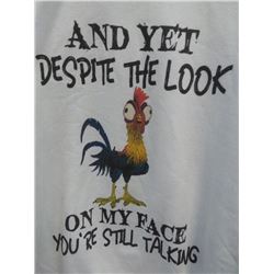 NEW XL SWEAT SHIRT NOVELTY PRINT