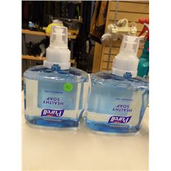 2 BOTTLES PURELL COMERCIAL SOAP REFILL RETAILS $29 EACH