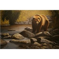 Artist’s Original Painting “Walking Along the Creek”