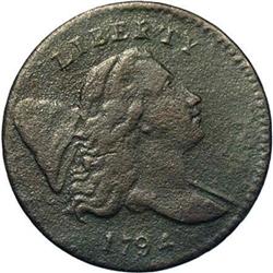 1794 1/2 C Small Edge Letters. C-6a, B-4b, High R.5 Go 1794[1/2 C] Small Edge Letters. C-6a, B-4b, H