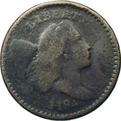 1794 1/2 C Small Edge Letters. C-8, B-8, R.5 AG3 Uncer 1794[1/2 C] Small Edge Letters. C-8, B-8, R.5