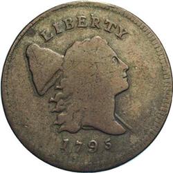1795 1/2 C Plain Edge, Punctuated Date. C-3, B-3, High 1795[1/2 C] Plain Edge, Punctuated Date. C-3,