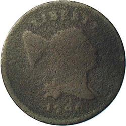 1796 1/2 C With Pole. C-2, B-2, R.4 AG3 Uncertified. D 1796[1/2 C] With Pole. C-2, B-2, R.4. Die Sta