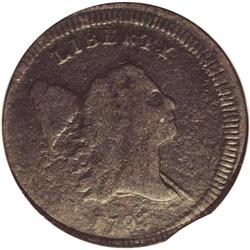 1797 1/2 C Plain Edge. C-2, B-2, R.3 Good 4 Uncertifie 1797[1/2 C] Plain Edge. C-2, B-2, High R.2. D
