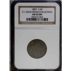 1807 1/2 C C-1, B-1, R.1 VF35 Uncertified. Die State 3 1807[1/2 C] C-1, B-1, R.1. Die State 3. AU53 