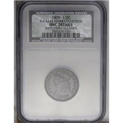 1809 1/2 C Normal Date. C-6, B-6, R.1 XF40 Uncertified 1809[1/2 C] Normal Date. C-6, B-6, R.1. Die S