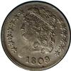 Image 1 : 1809 1/2 C Normal Date. C-6, B-6, R.1 MS60. Die State 1809[1/2 C] Normal Date. C-6, B-6, R.1. Die St