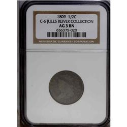 1809 1/2 C Normal Date. C-6, B-6, R.1 Good 4 Uncertifi 1809[1/2 C] Normal Date. C-6, B-6, R.1. Die S