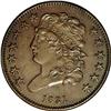 Image 1 : 1831 1/2 C C-1, B-1, R.6 XF45 Uncertified. Die State 1 1831[1/2 C] Original C-1 or EO-5, B-1, R.6. D