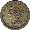 Image 1 : 1840 1/2 C Original. B-1, R.6 PR60. Small date; Large 1840[1/2 C] Original. PO-1, B-1, R.6. PR63 Bro