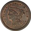 Image 1 : 1849 1/2 C C-1, B-4, R.2 MS63. Die State 2. Large date 1849[1/2 C] C-1, B-4, R.2. Die State 2. MS63 