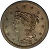 Image 1 : 1852 1/2 C First Restrike. B-2, R.5 PR63. Large date; 1852[1/2 C] First Restrike. SR-12, B-2, R.5. P