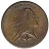 Image 1 : 1793 1C Wreath Cent--Vine and Bars-- VF20. VG8 EAC. Ex 1793[1C] Wreath Cent--Vine and Bars--S-7, B-8