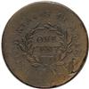 Image 2 : 1793 1C Wreath Cent--Lettered Edge--S-11c, B-16c, R.3. 1793[1C] Wreath Cent--Lettered Edge--S-11c, B